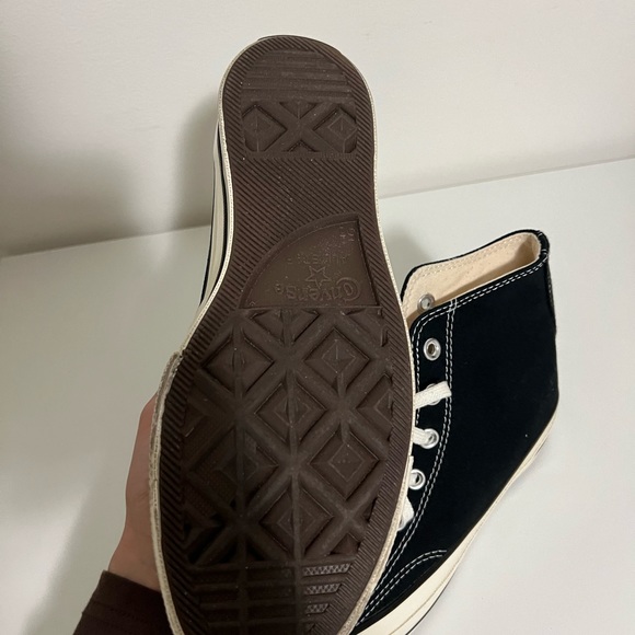 Black converse high tops womens - Picture 3 of 4